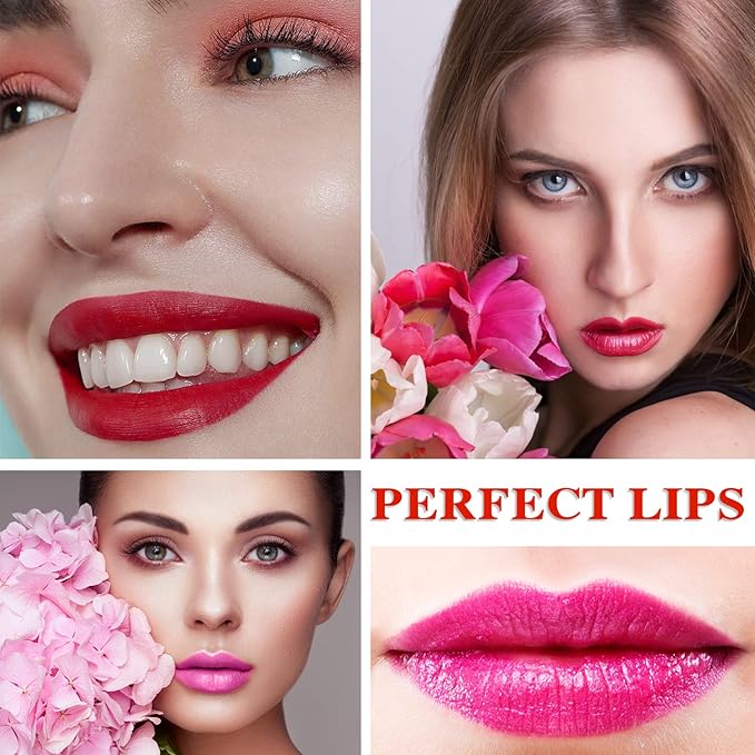 6 Colors Wine Lip Tint,Liquid Wine Lipstick,Wine Tint Long