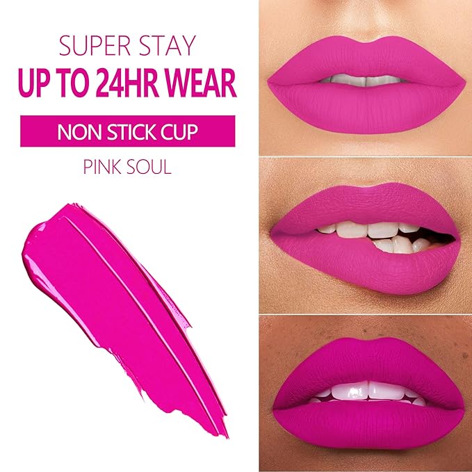 MAKI YIKA Hot Pink Lipstick for Women Color Lipstick