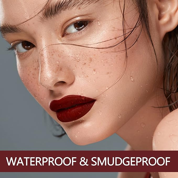 MAKI YIKA Dark Red Lipstick for Women Color Lipstick