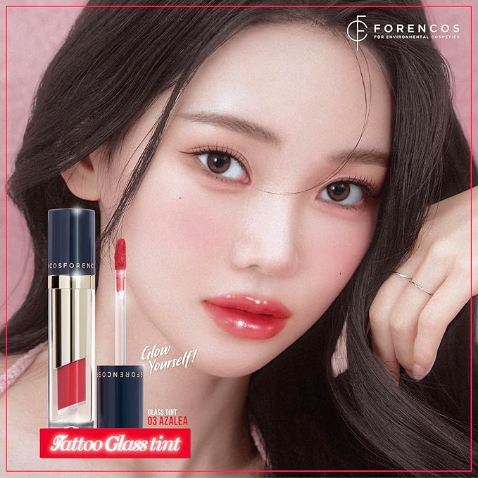 Tattoo Glass Lip Gloss Tint, Korean Glossy Tint/Stain, Glass
