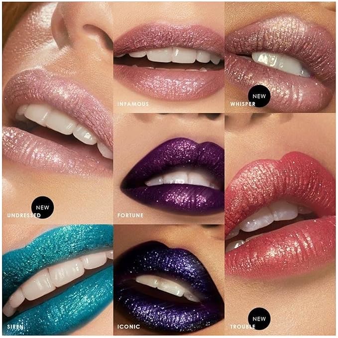 NVLEPTAP 3PCS Liquid Glitter Lipstick Glitter Lip Gloss Glitter