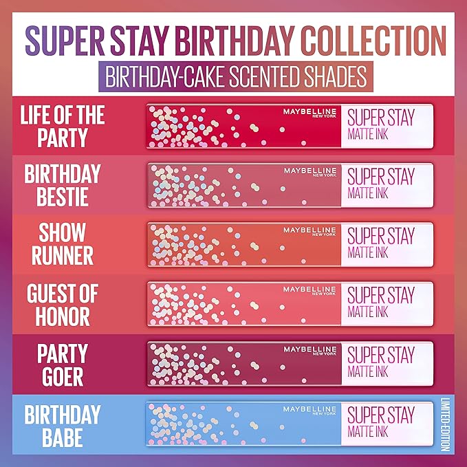MAYBELLINE New York Super Stay Matte Ink Liquid Long-Lasting,