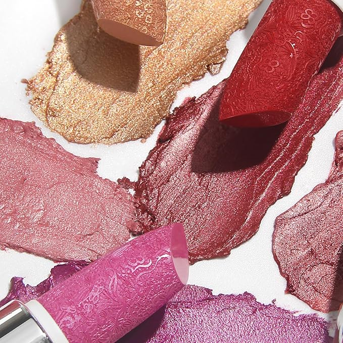 Glitter Lipstick for Women with Metallic 3D Shine Lipstick 14OZ
