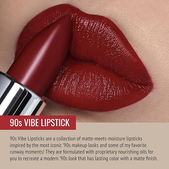 Runway Rogue 90s Vibe Lipstick, Moisturizing Matte Rich Rogue