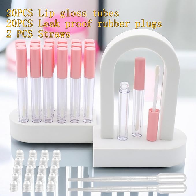 10cm Empty Lip Gloss Tubes With Wand Lipgloss Gloss
