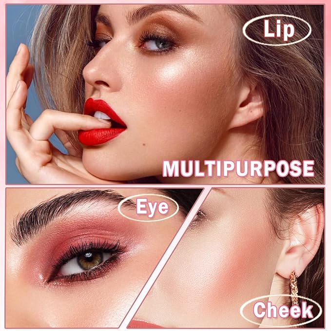 AWCCXMYM 12Pcs Matte Nude Lipstick Set Lip Gloss Gloss