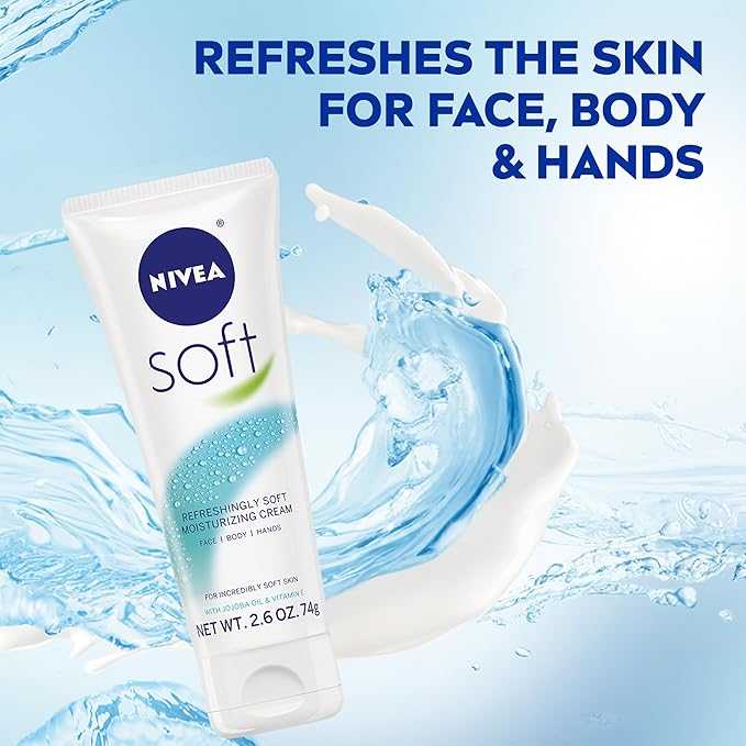 NIVEA Soft Cream, Refreshingly Soft Moisturizing