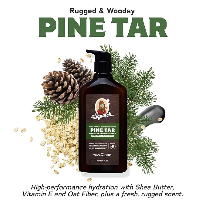 Dr. Squatch Men's Natural Lotion Non-Greasy