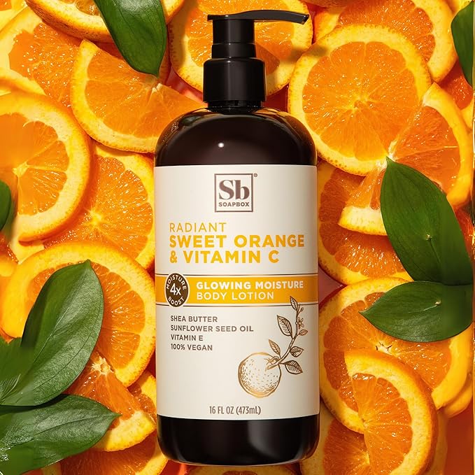 Soapbox Moisturizing Body Lotion, Sweet Orange