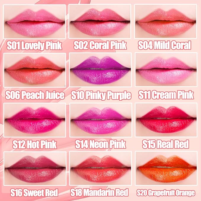 Witch's Pouch Moisturizing Lipstick, S18 Mandarin Red - Moisturizing