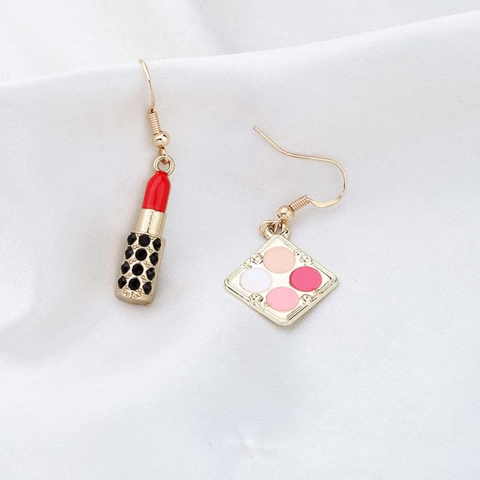 WSNANG Lipstick 3D Earrings Estheticians Gift Makeup Artist WSNANG