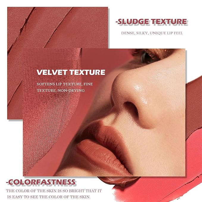 Upgrade Press Lipstick Set,3 Colors Natural Velvet Long Upgrade