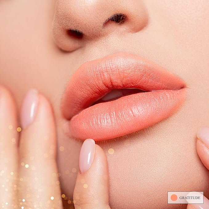 Coral - All Natural Lipstick, Semi Matte Lip Moisturizing