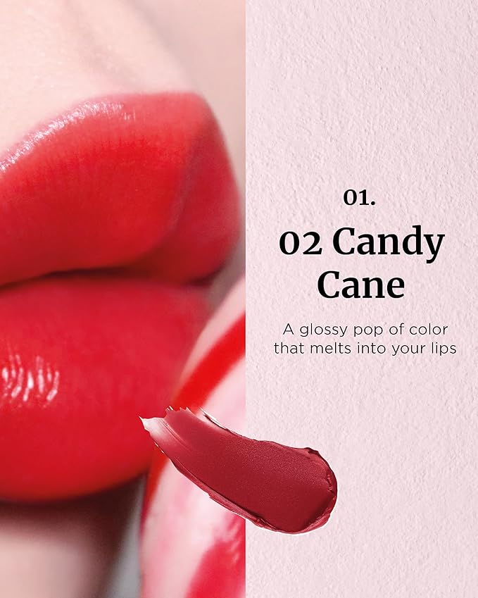 VDL Lip Stain Melted Shine Lipstick 02, Candy Long-Lasting