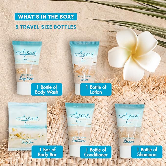 | Aqua Organics Hotel Soaps and 1oz