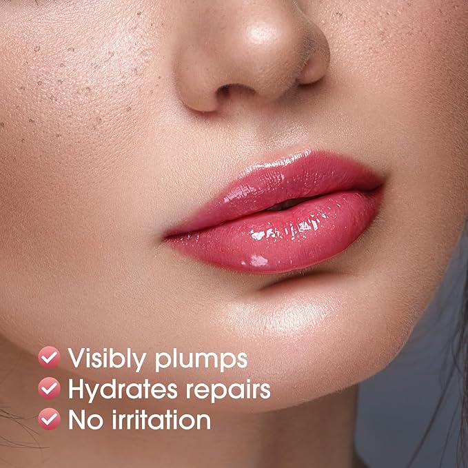 Mushroom Milk Can Lip Jelly Lipstick, Silicone Brush Pudding
