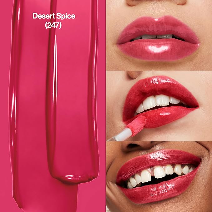 REVLON Lip Gloss, Super Lustrous The Gloss, Non-Sticky, Gloss,