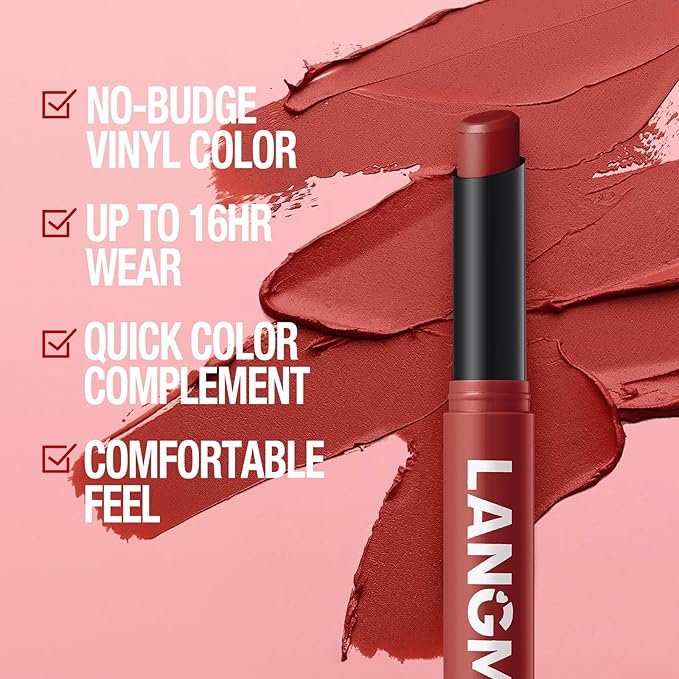 Jolilab 3 Pcs Velvet Matte Lipstick Nude Matte Lipstick