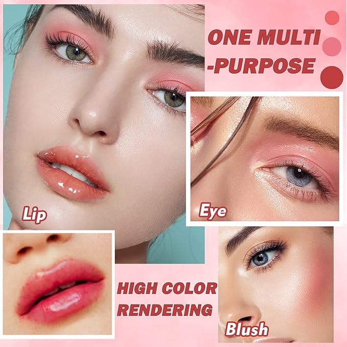2PCS Lip Tint Stain Set, Velvet Lip Gloss Moisturizing Lip Stain Long Lasting Waterproof Liquid Lipstick Set Multipurpose Water Lip Stain Tint for Lip and Cheek Tint(03 & 04)