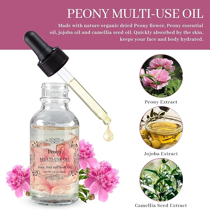Peony Jasmine Multi Use Body Oil