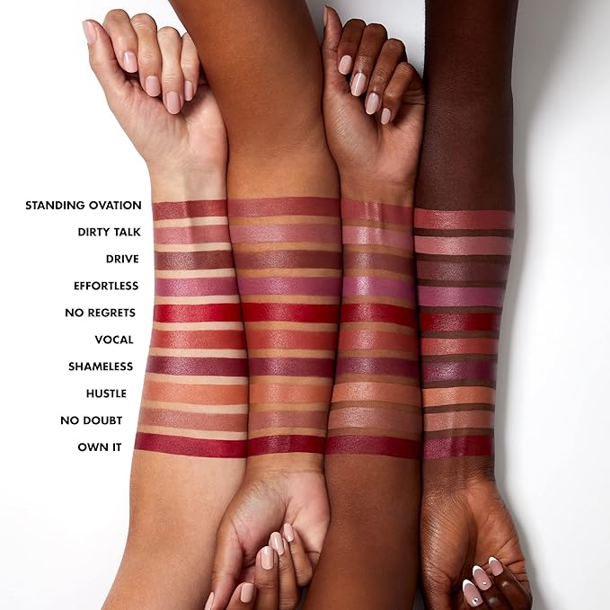 e.l.f. O Face Satin Lipstick, Richly Pigmented, Nourishing Face