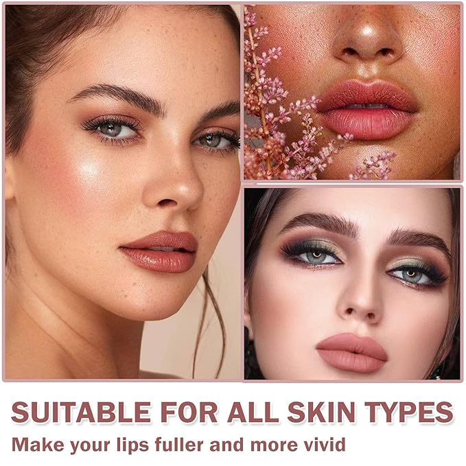 1PCS Nude Matte Lipstick Lip Crayon Lipstick Waterproof Long