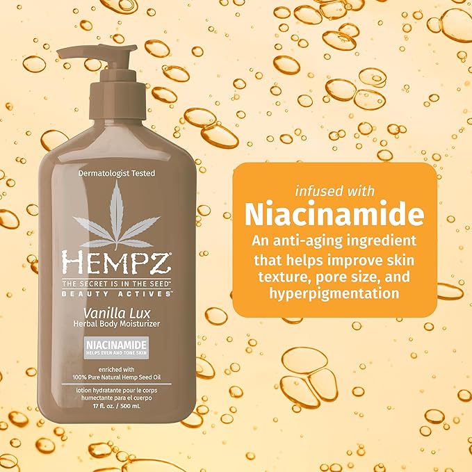 HEMPZ Vanilla Lux Herbal Body Moisturizer