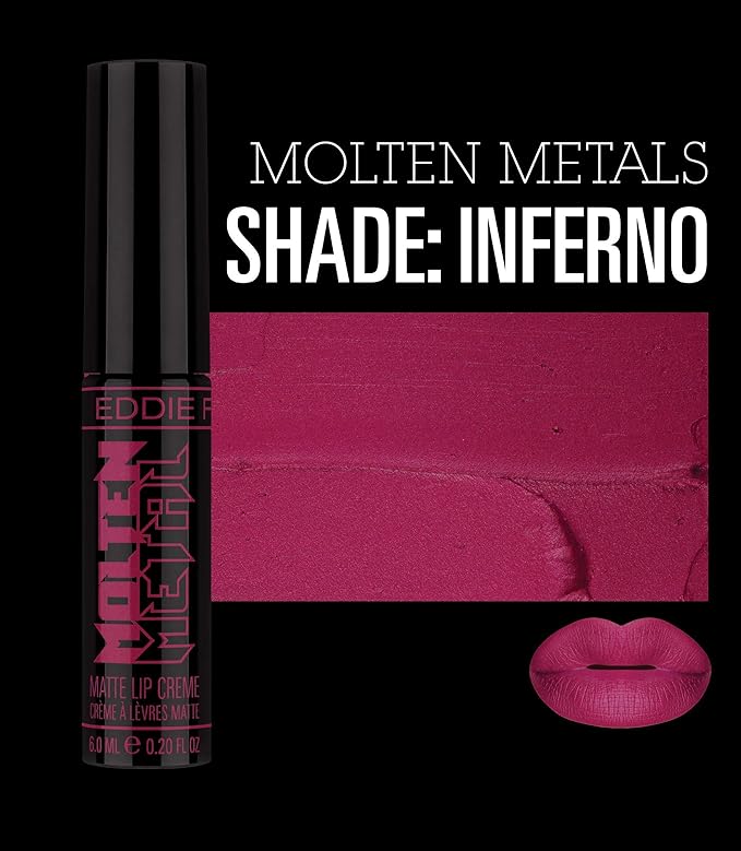 EDDIE FUNKHOUSER Molten Metal Metallic Matte Liquid Lipstick