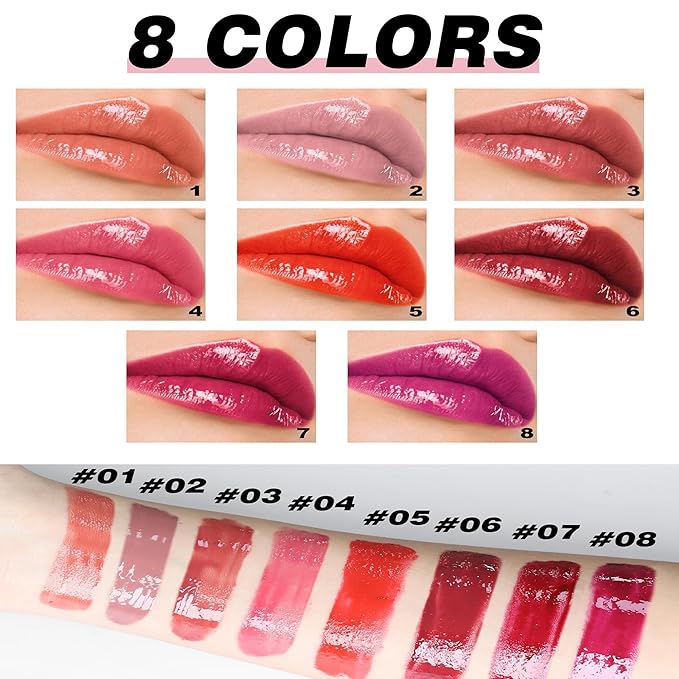 Juice Jelly Tinted Lip Balm, Natural Nude Lipstick Longlasting