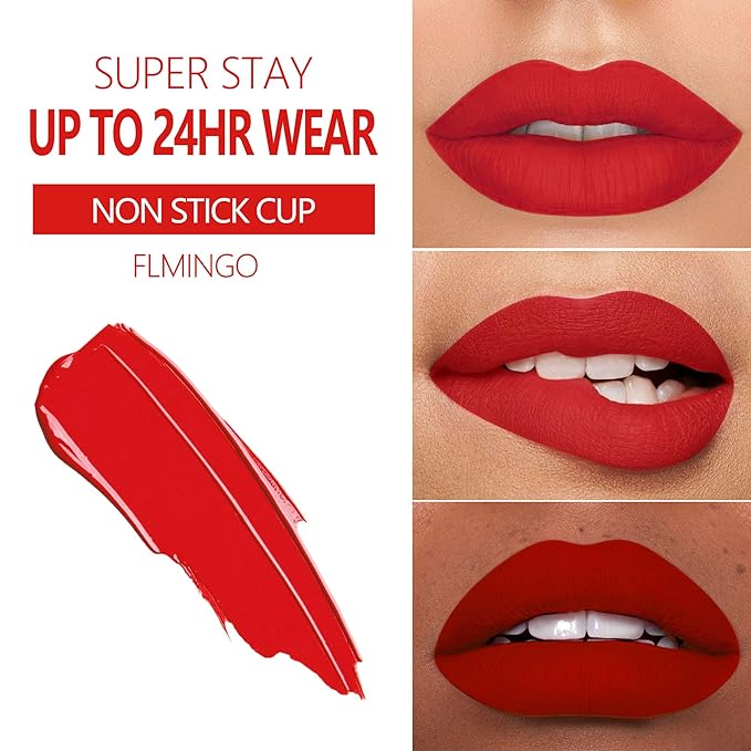 MAKI YIKA Red Lipstick for Women Color Stay Lipstick