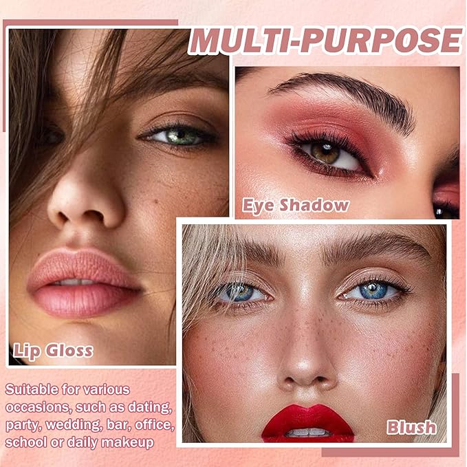 AWCCXMYM 3Pcs Lip Gloss Set Matte Lipstick Lip Gloss