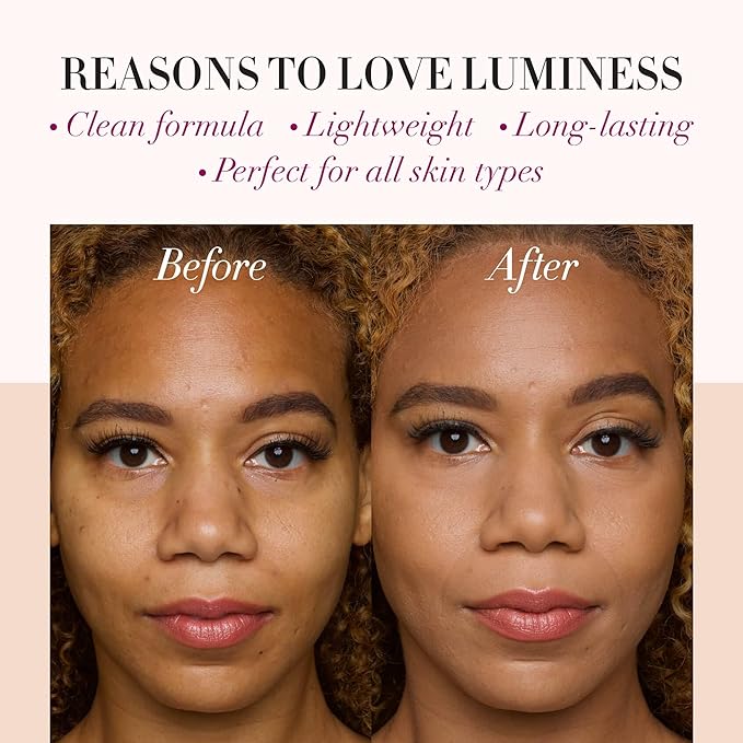 LUMINESS Silk Airbrush Spray Foundation & Primer Kit Tan Dark)