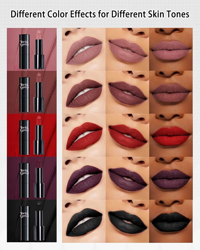 Nude Pink Lipstick Long Lasting for Women, Hydrating Lipstick