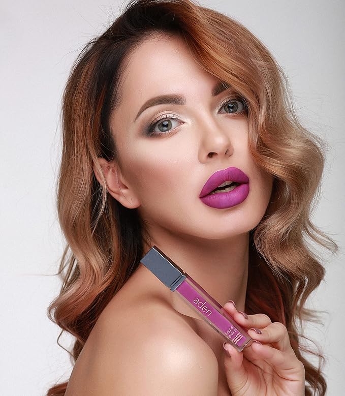 aden - 2 in 1 - Matte Liquid Lipstick 7ML