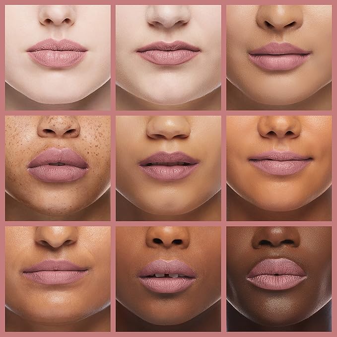 Palladio Herbal Lipstick, Rich Pigmented and Creamy Lipstick, Infused with Aloe Vera, Chamomile & Ginseng, Prevents Lips from Drying, Combats Fine Lines, Long Lasting Lipstick, Pinky