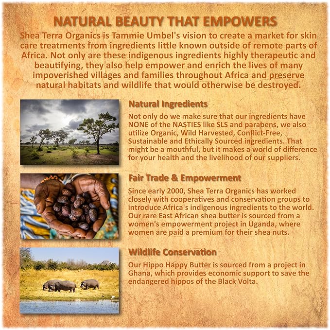 Shea Terra Organics 100% Organic Cold-Pressed Virgin Shea Butter – Mango | Natural Anti-Aging Daily Skin, Nails & Hair Cream to Soften, Protect & Hydrate Dry Skin & Reduce Stretch Mark – 6 oz