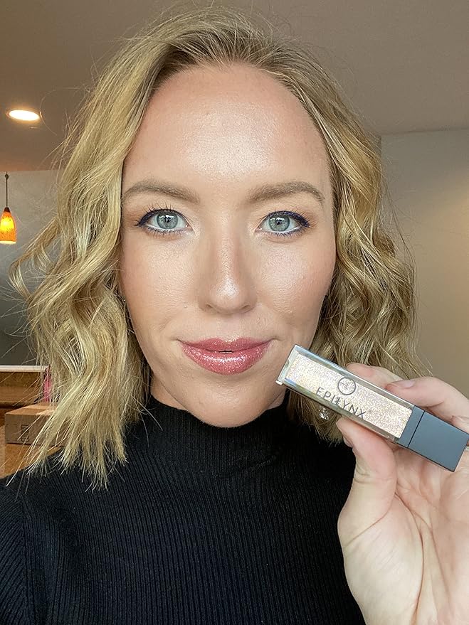 Vegan Glitter & Matte Liquid Lip Gloss - Moisturizing Formula for Hydration & Long Lasting Wear - Cruelty Free, Paraben Free, Gluten Free - Gloss, St. Tropez Light Pastel Pink