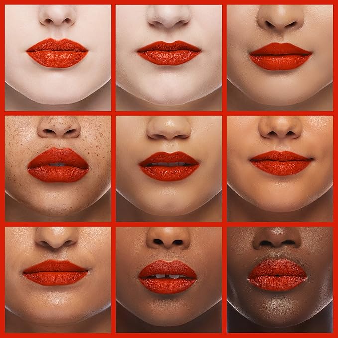 Palladio Herbal Lipstick, Rich Pigmented and Creamy Lipstick, Infused with Aloe Vera, Chamomile & Ginseng, Prevents Lips from Drying, Combats Fine Lines, Long Lasting Lipstick, Coral Punch