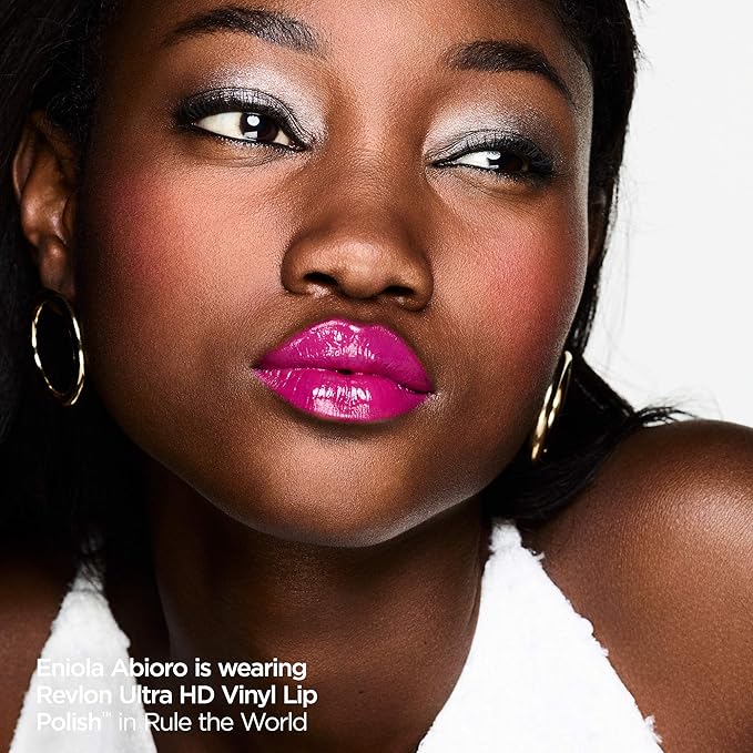 Revlon Ultra HD Vinyl Lip Polish, Liquid Lipstick, Bright