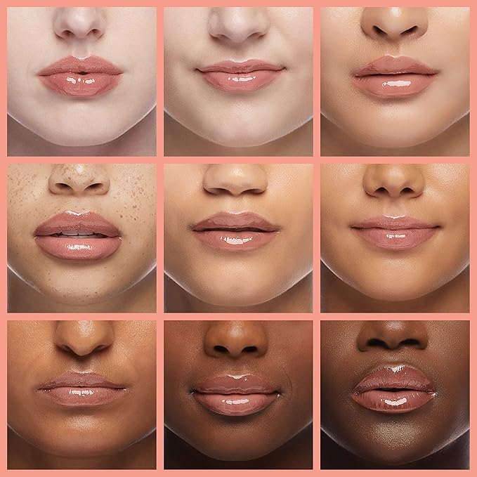 Plumping Lip Oil, Long Lasting Hydrating Lip Gloss Tinted Balm Non-sticky Revitalizing, Tinting Care Oil for Dry Lip (PINK)