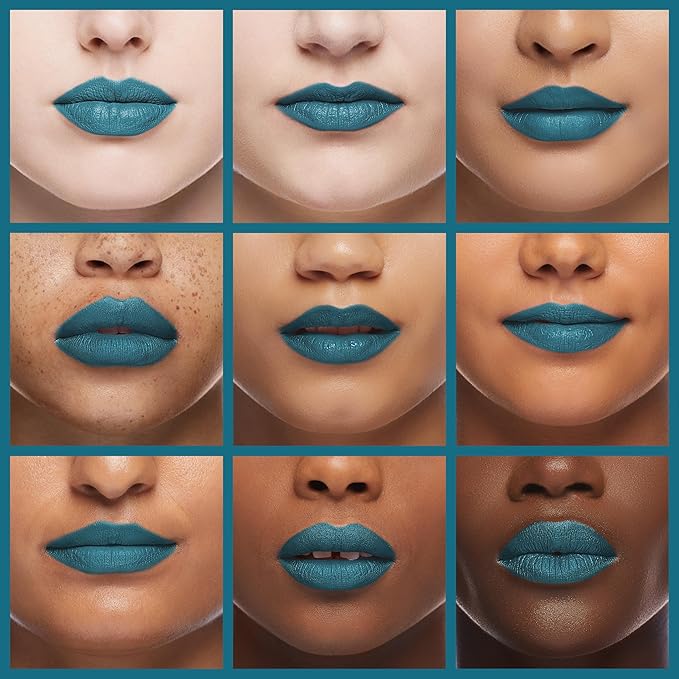 Mynena Teal Blue Long-Lasting Matte Liquid Lipstick | Intense Color, Smudge-Proof & Waterproof | Comfortable, Hydrating Shea Butter | Vegan & Cruelty-Free | Ivy