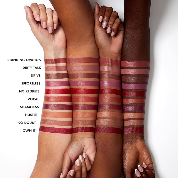 e.l.f. O Face Satin Lipstick, Richly Pigmented, Nourishing Face