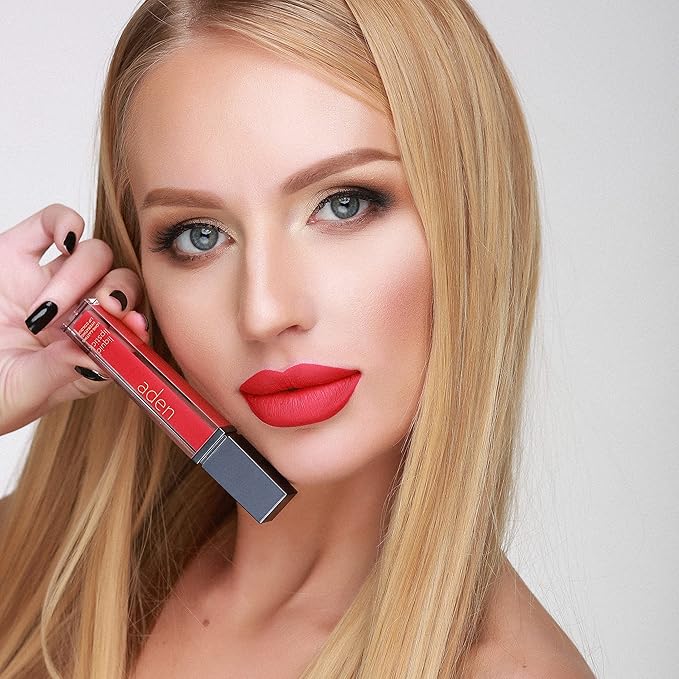 aden - 2 in 1 - Matte Liquid Lipstick 7ML