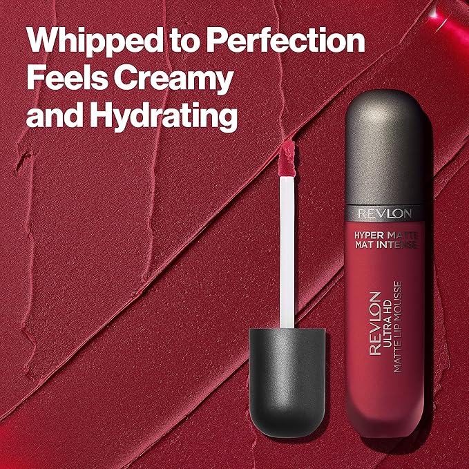 Revlon Ultra HD Lip Mousse Hyper Matte, Longwearing Lip 2 oz