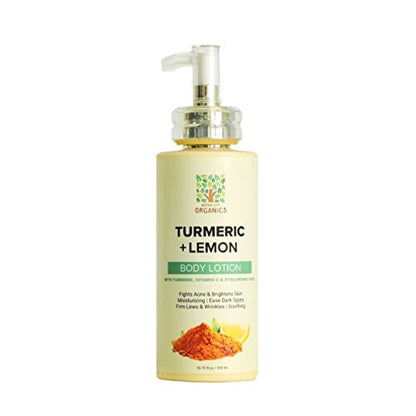 Motor City Organics' Turmeric Citrus Grove. Body Lotion – 10.2 Oz Bottle