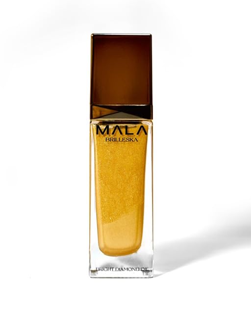 BRILLESKA Shimmering Oil by Aleska Genesis – Hydrating Glow Oil for Radiant Skin, Lightweight & Non-Greasy Body Highlighter