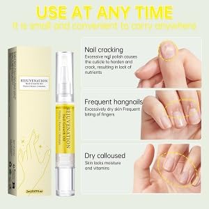 Rejuvenation Nail Growth Oil with Nail File ，Instant Nail Strength & Repair ，Nail Growth Oil Rejuvenation for Brittle, Peeling, Breaking, Thin Nails(3PCS Single)