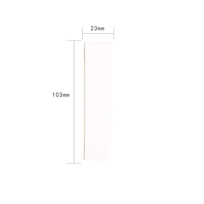 COSIDEA 50 PCS Empty White Lip Gloss Boxes W23 xW23 xH103mm / 0.9 * 0.9 * 4.05 inch, Cosmetic Perfume/Mascara Box Packaging for Small Business Wholesale, small Kraft Paper Box Luxury Holder Wrapping