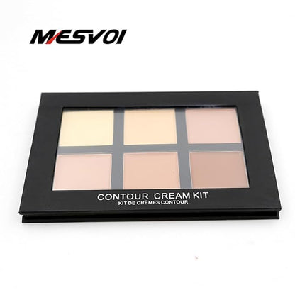 6 Color Contour and Highlighting Makeup Kit Contouring