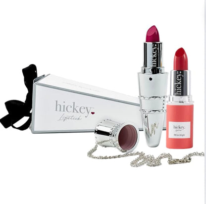 Hickey Organic, Long Lasting, Moisturizing, Hot Pink Refiilable Organic,